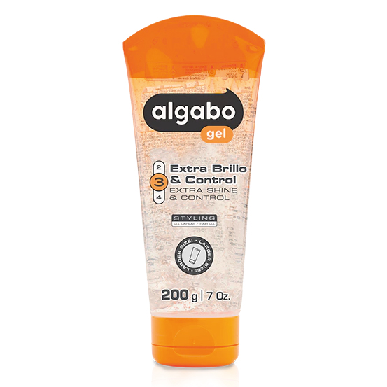 ALGABO GEL CAPILAR EXTRA BRILLO Y CONTROL X 200 G.